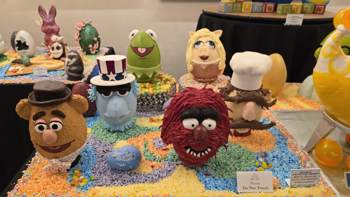 Muppets Lab 'Eggperiment' Disney Culinary Easter Eggs on Display at Walt Disney World
