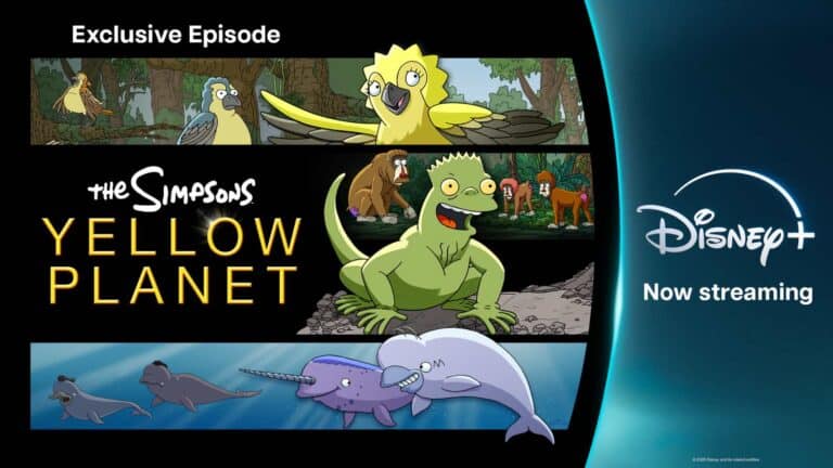 Celebrate Earth Day 2025 with The Simpsons "Yellow Planet" on Disney+