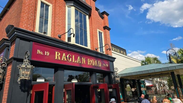 Disney Springs Dining Menu “Raglan Road” Lunch & Dinner 2025