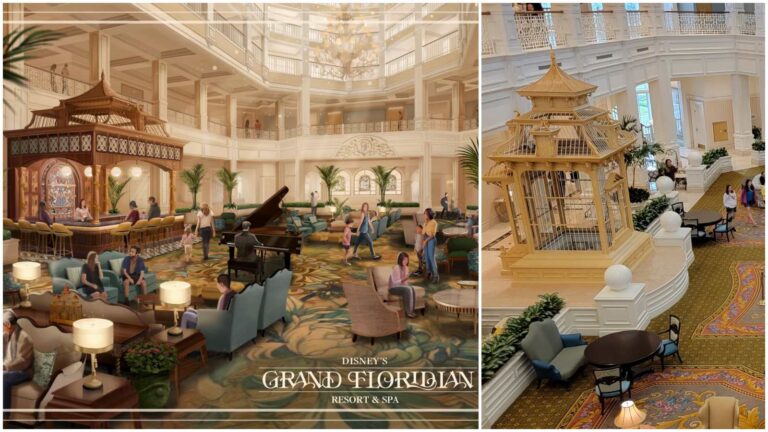 Disney’s Grand Floridian Lobby Renovations - New Look Revealed