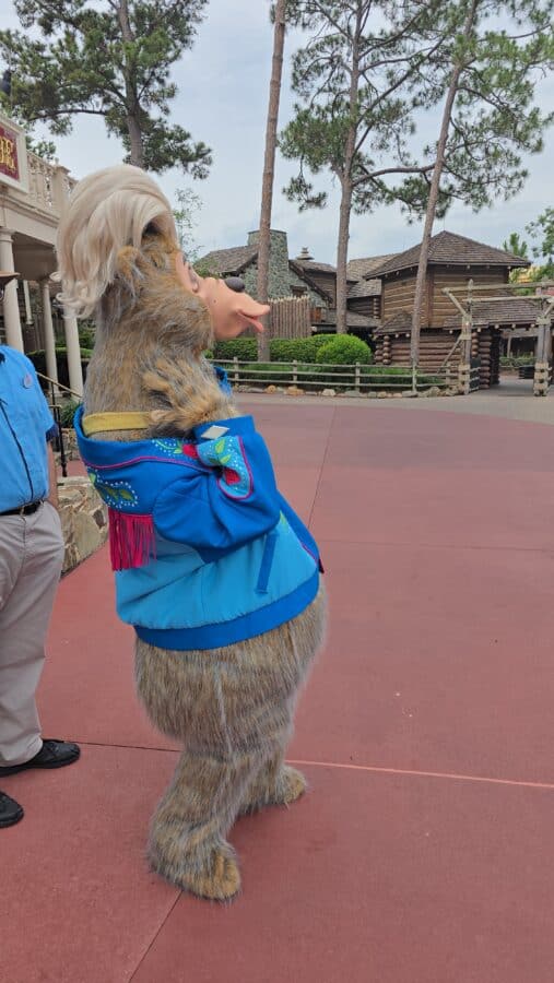 Oops Romeo McGrowl Wardrobe Malfunction at Magic Kingdom Debut