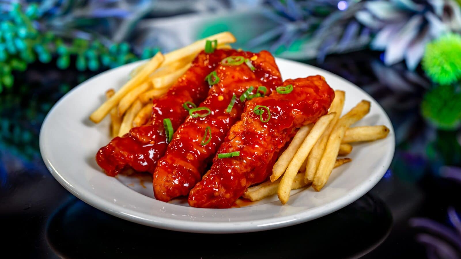 Hawaiian Chicken Tenders  Fries