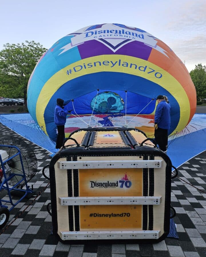 Disneyland's 70th Celebration Reaches New Heights in Hot Air Balloon