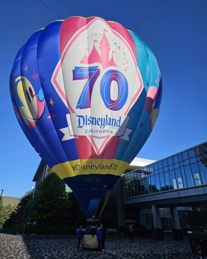 Disneyland's 70th Celebration Reaches New Heights in Hot Air Balloon