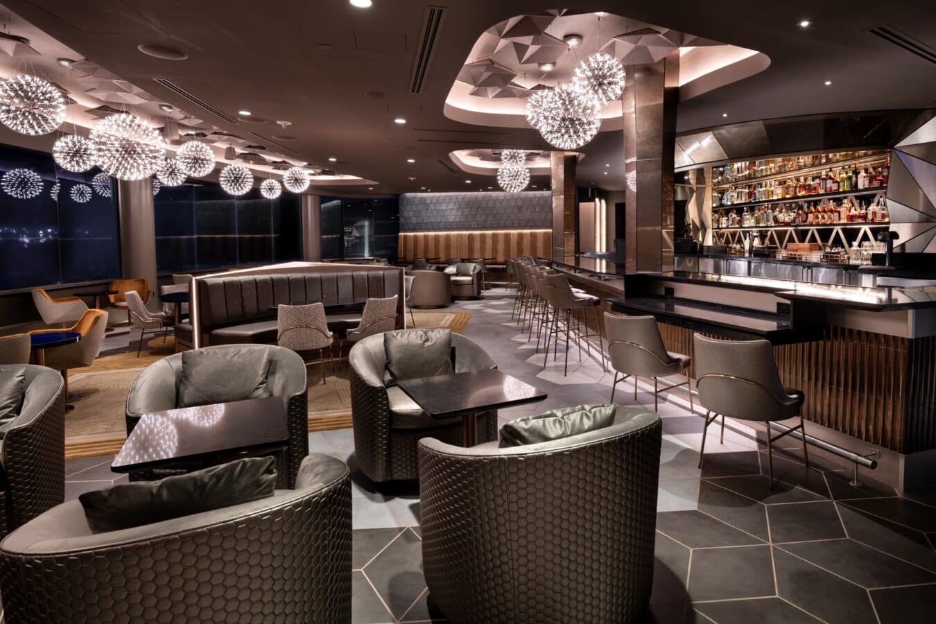 First Look GEO 82 Lounge Inside Spaceship Earth at Disney World