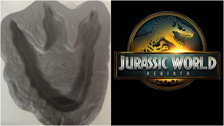 AMC Jurassic World Rebirth T-Rex Footprint Popcorn Bucket