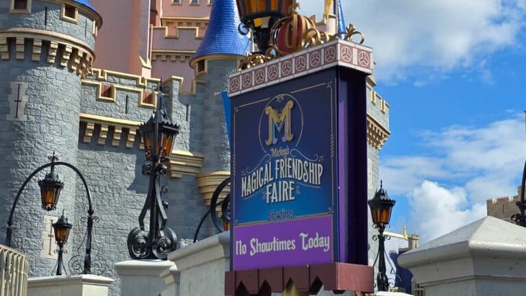 No Shows Scheduled: Cinderella Castle Stage Refurbishment in the Magic Kingdom