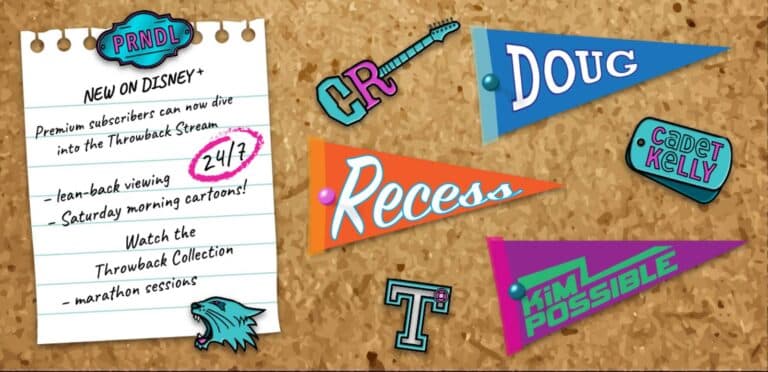 Disney+ Throwbacks Streaming Channel - Relive the 90's and 2000's Shows and Movies