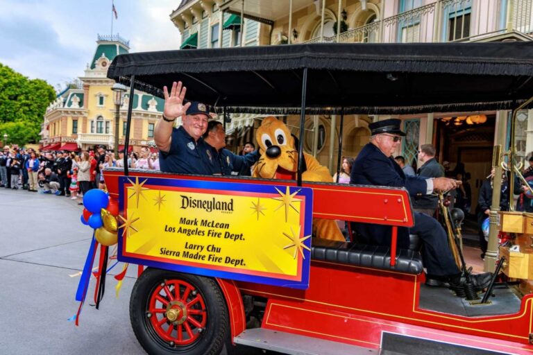Disneyland Honors Firefighters, First Responders for Heroic Efforts During LA Fires