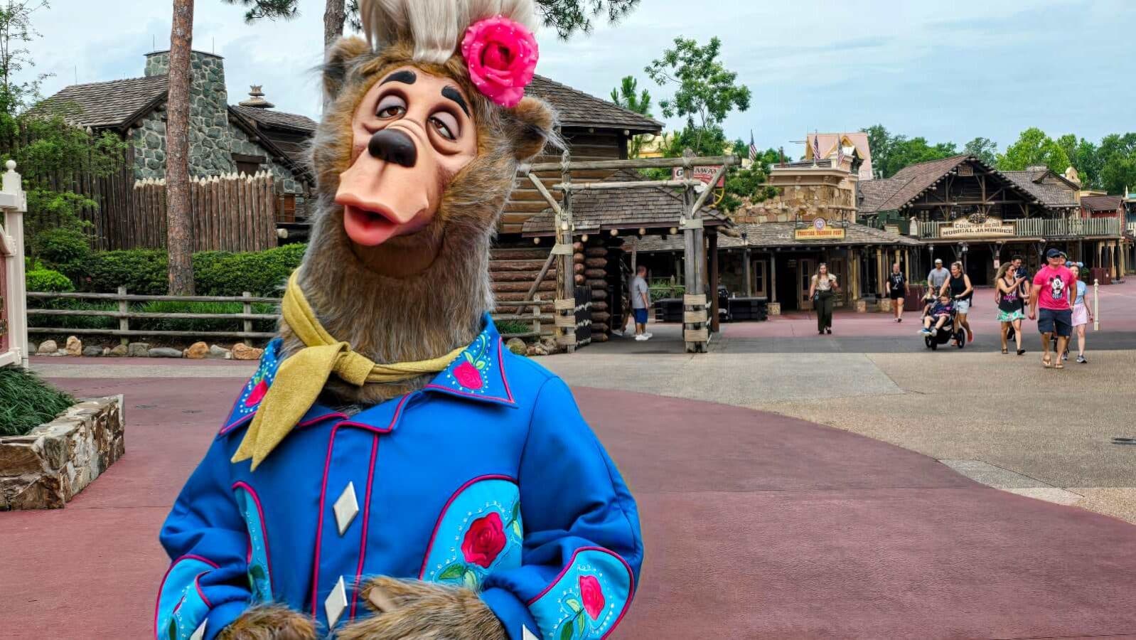 Oops Romeo McGrowl Wardrobe Malfunction at Magic Kingdom Debut