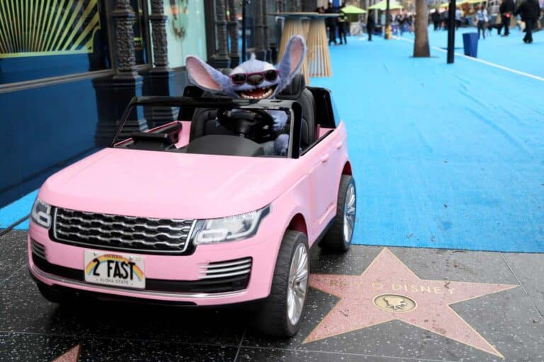 Stitch Crashes the Blue Carpet at World Premier of "Disney Lilo & Stitch"