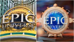 New Universal Epic Universe Logo Light-Up Popcorn Bucket in Celestial Park