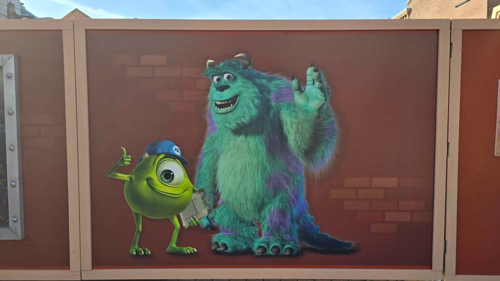 Mike  Sully are Moving In Walls Up at Formally Known as Muppets Courtyard