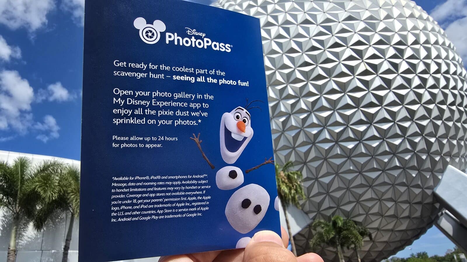 Disney PhotoPass Magic Shot Booklet