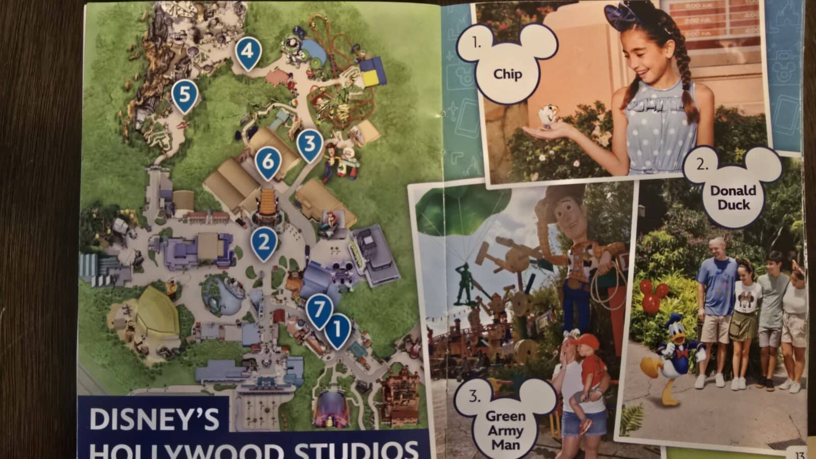 Disney PhotoPass Magic Shot Booklet Disney's Hollywood Studios