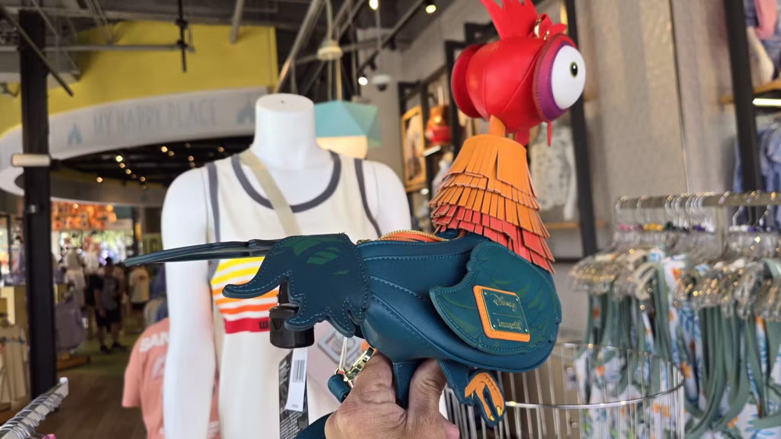 A Chicken Struts Into Disney Springs Loungefly Hei Hei Crossbody Bag at Disney Style