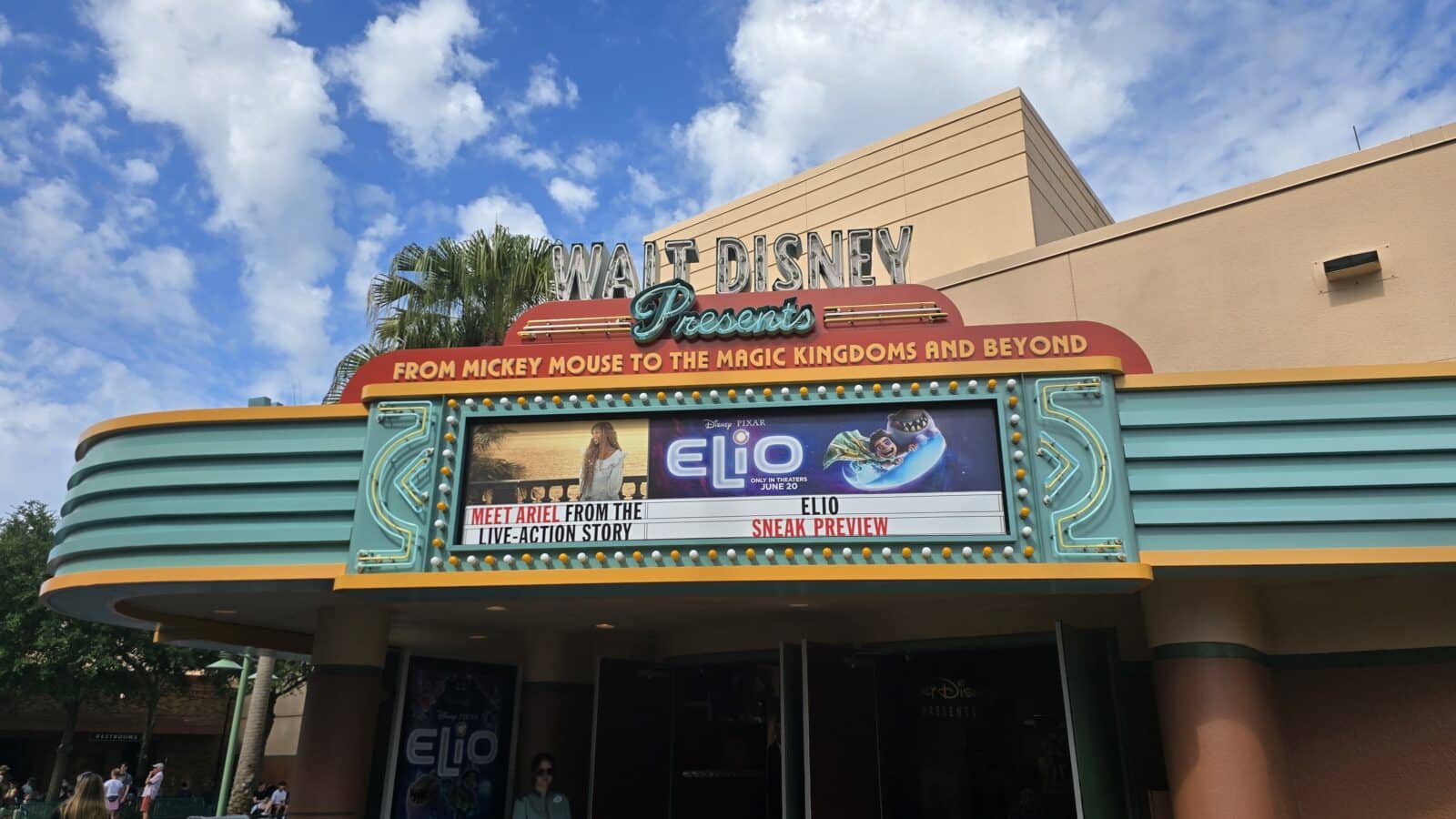 Zoe Saldana Yonas Kibreab Introduce Pixar Elio Preview at Walt Disney Presents Theater in Hollywood Studios