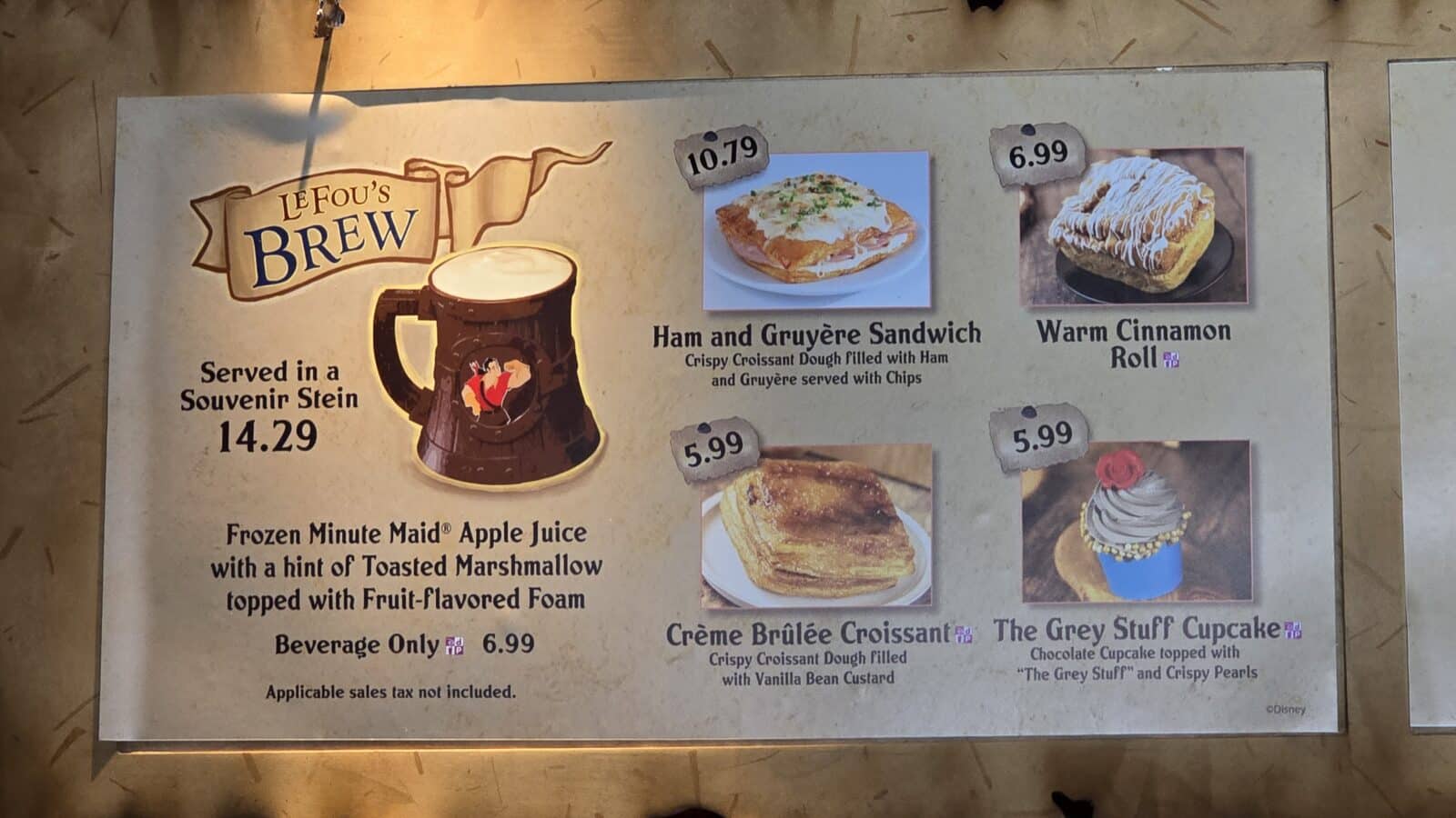 The Magic Kingdom's Best "Cheap Eat" Sandwich? Find it at Gaston's Tavern