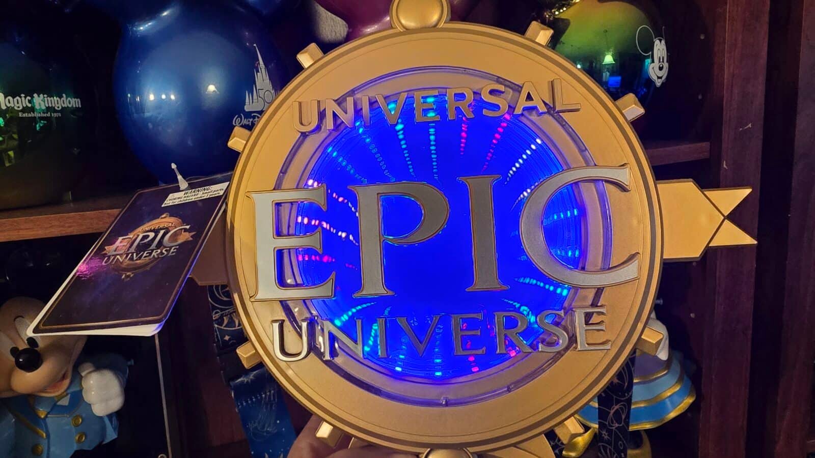Get the New Epic Universe Logo Light Up Popcorn Bucket In Universal City Walk
