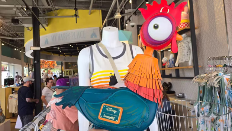 A Chicken Struts Into Disney Springs: Loungefly Hei Hei Crossbody Bag at Disney Style
