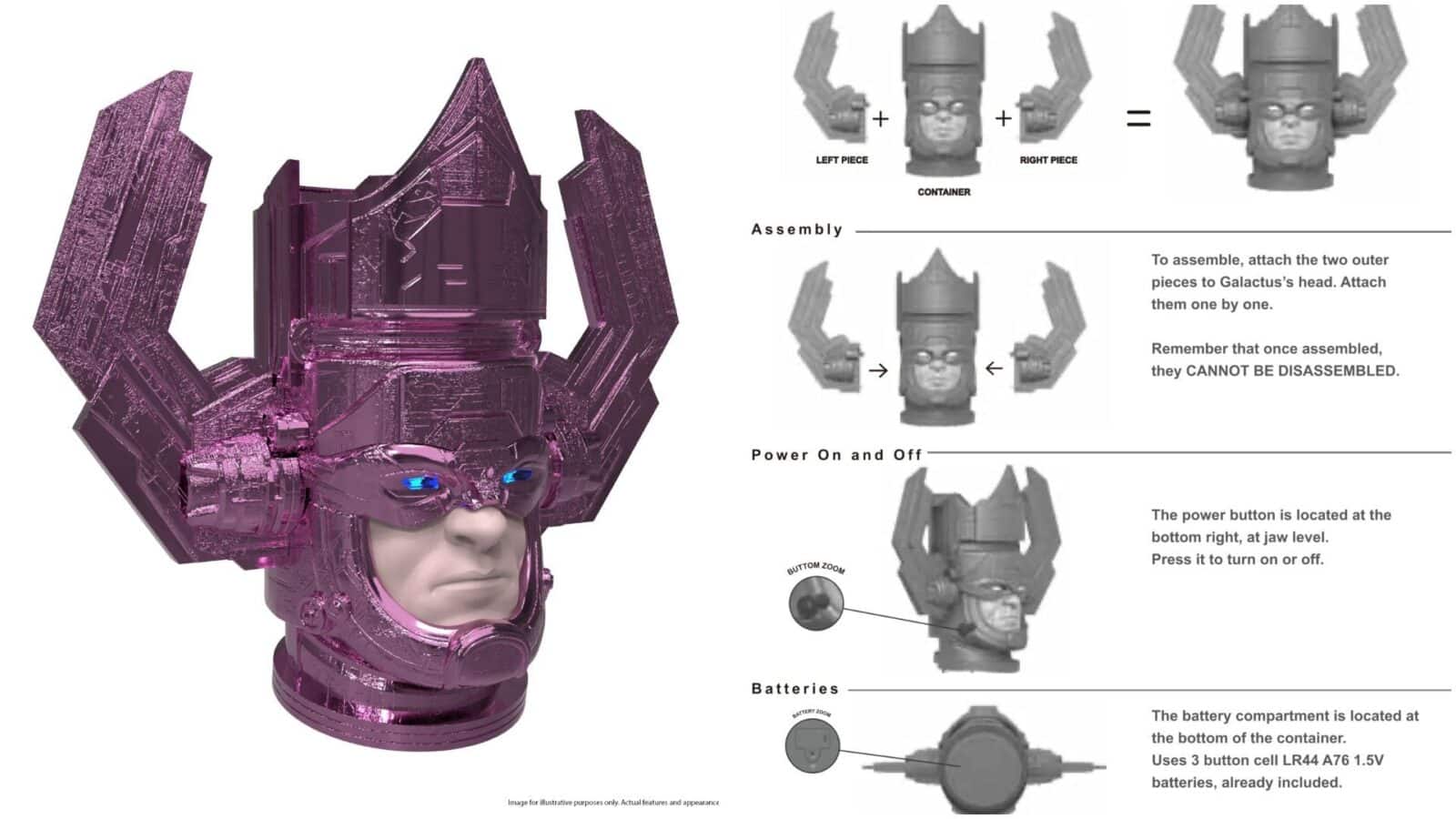 Galactus Popcorn Bucket Assembly Online