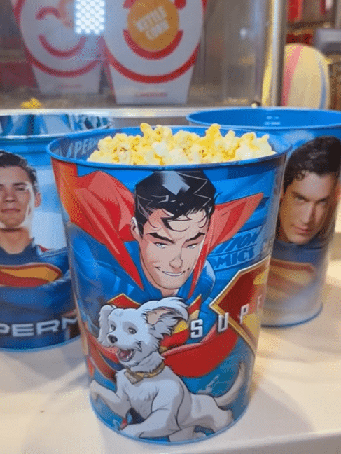 DC Studios Superman Popcorn Buckets Soar into Cinemark