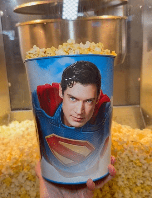 DC Studios Superman Popcorn Buckets Soar into Cinemark