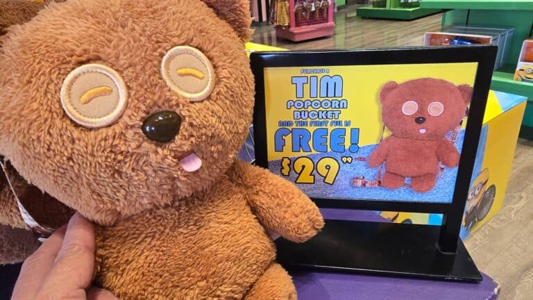 Tim! The Minions Teddy Bear Popcorn Bucket at Universal Orlando