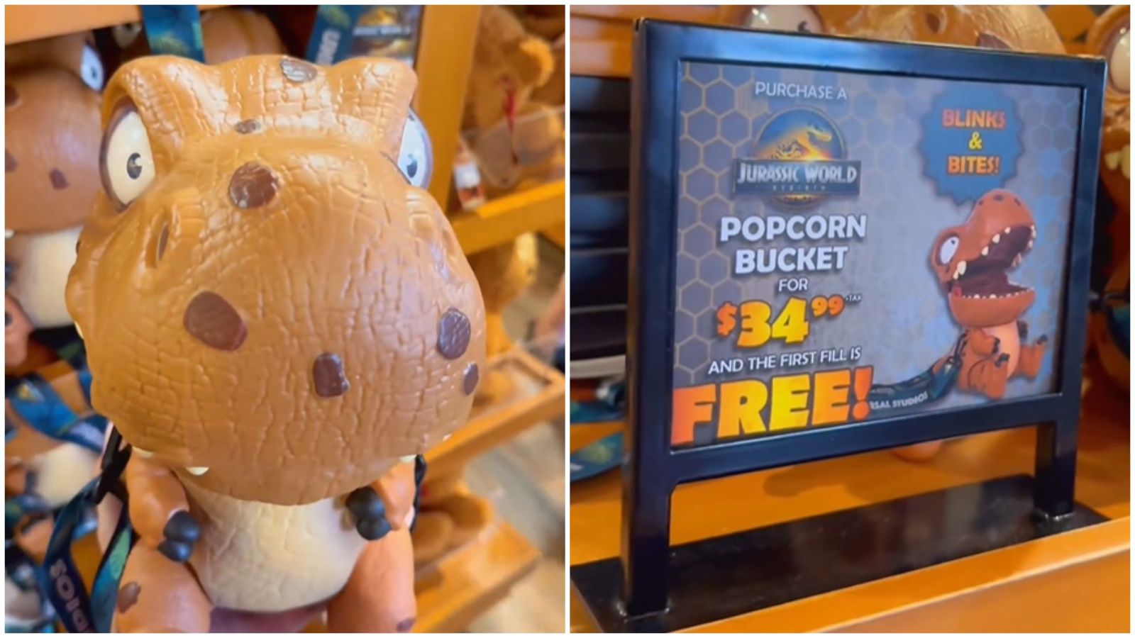 Universal Orlando Releases New Jurassic World Rebirth Popcorn Bucket