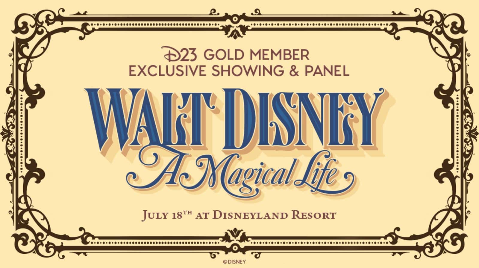 D23 Gold Member Exclusive Tickets June 25 for Disneylands New Walt Disney Animatronic Show  Panel