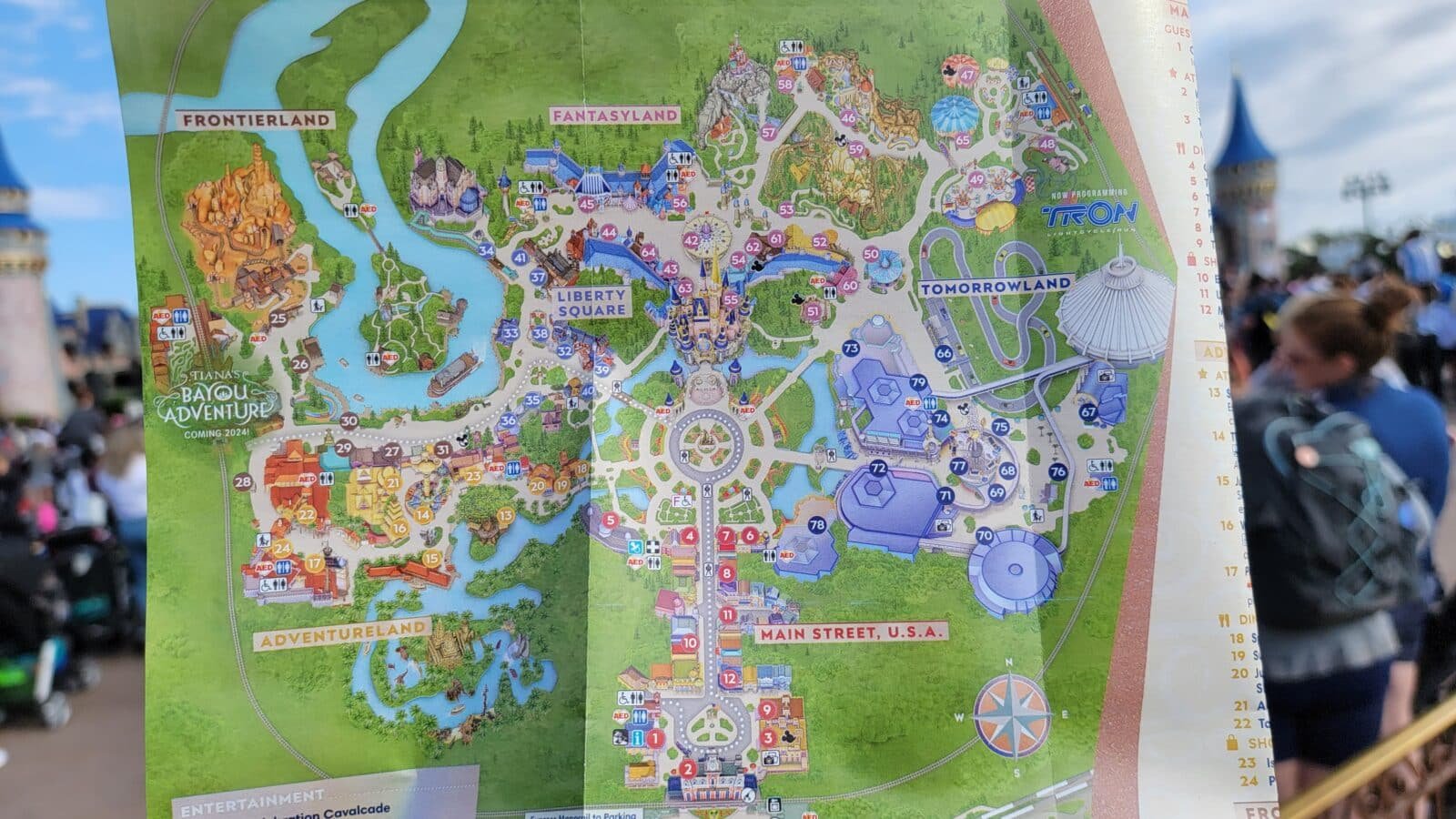 Rivers of America and Half the Walt Disney World Railroad Wiped from the Magic Kingdom Map