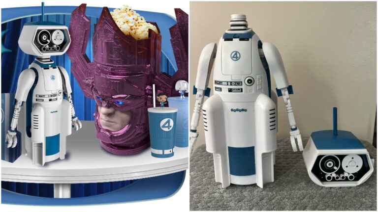 First Look: AMC Theaters HERBIE Popcorn Bucket, Drink Holder & Candy Storage in One!