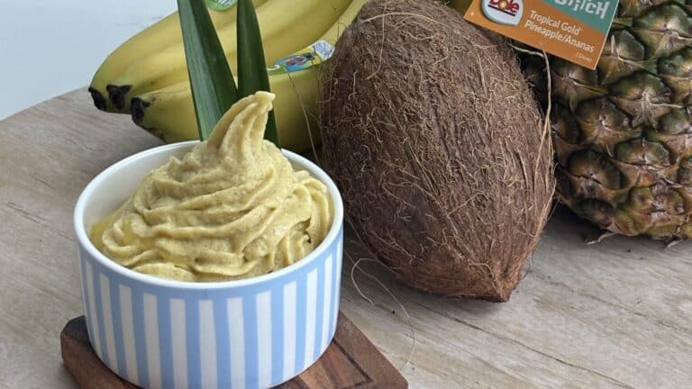 Celebrate Disneyland's 70th & Dole Whip Day with DIY Pineapple Stuffed Dole Whip!