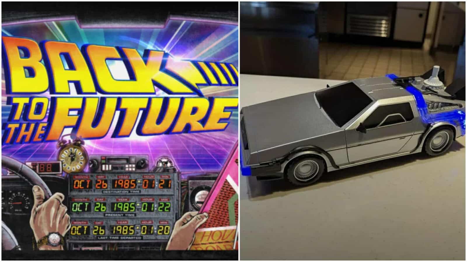 DeLorean Popcorn Bucket for Back to the Future 40th Anniversary Real or Not