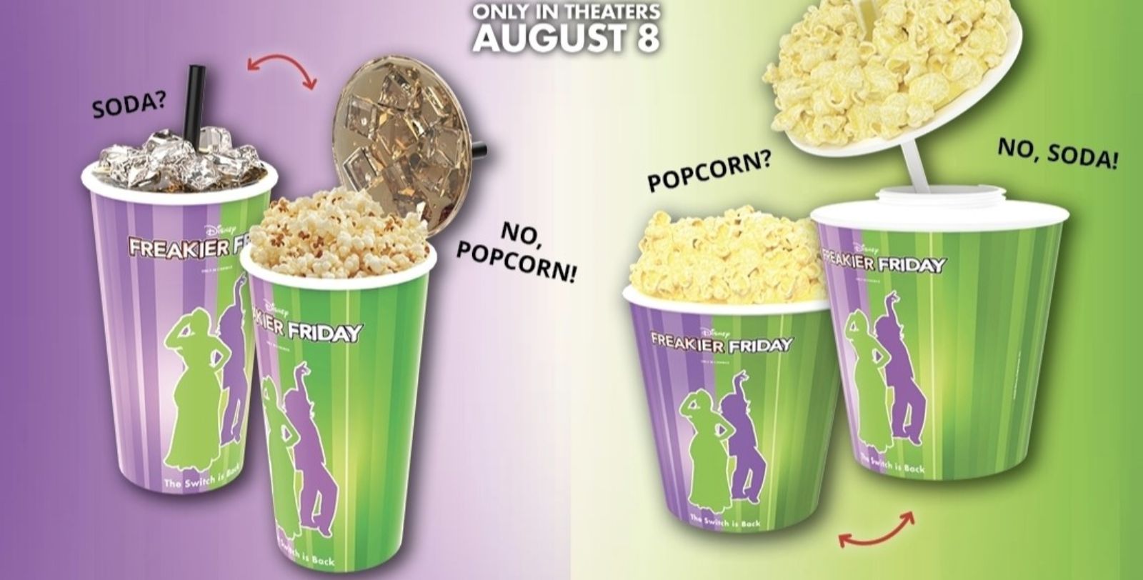 Disney Freakier Friday Swap corn Bucket and Drink Coming to Theaters