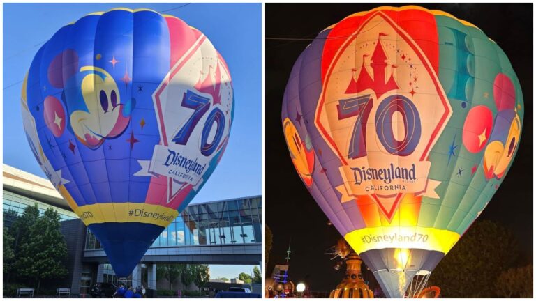 Disneyland Welcomes 70th Anniversary Hot Air Balloon After US Tour