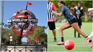 ESPN8 The Ocho at Wide World of Sports Aug 1st: SportsCenter, Dodgeball, Pillow Fighting, Slippery Stairs Free Spectator Tickets Now Available
