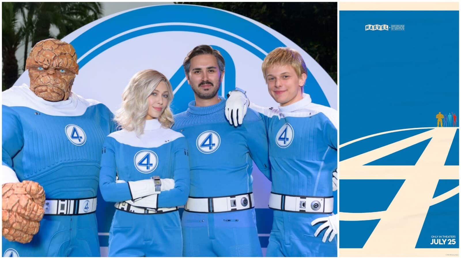 Sue Reed Ben and Johnny The Fantastic Four are Landing at Disneyland on July 25th