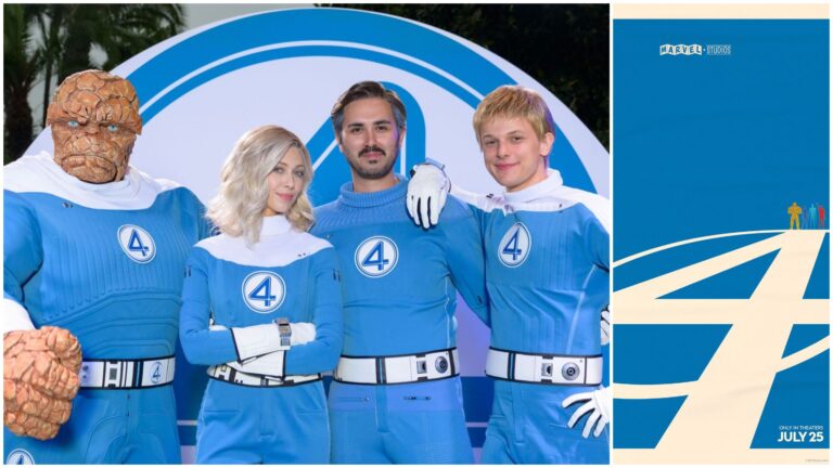 Sue, Reed, Ben, and Johnny The Fantastic Four are Landing at Disneyland on July 25th