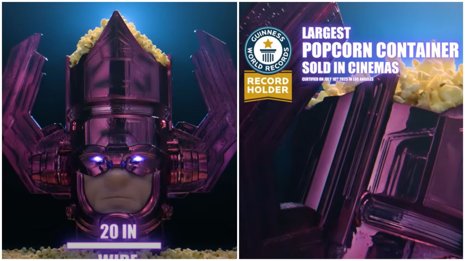 The Fantastic Four First Steps Guinness World Records Title Holder Galactus Popcorn Bucket