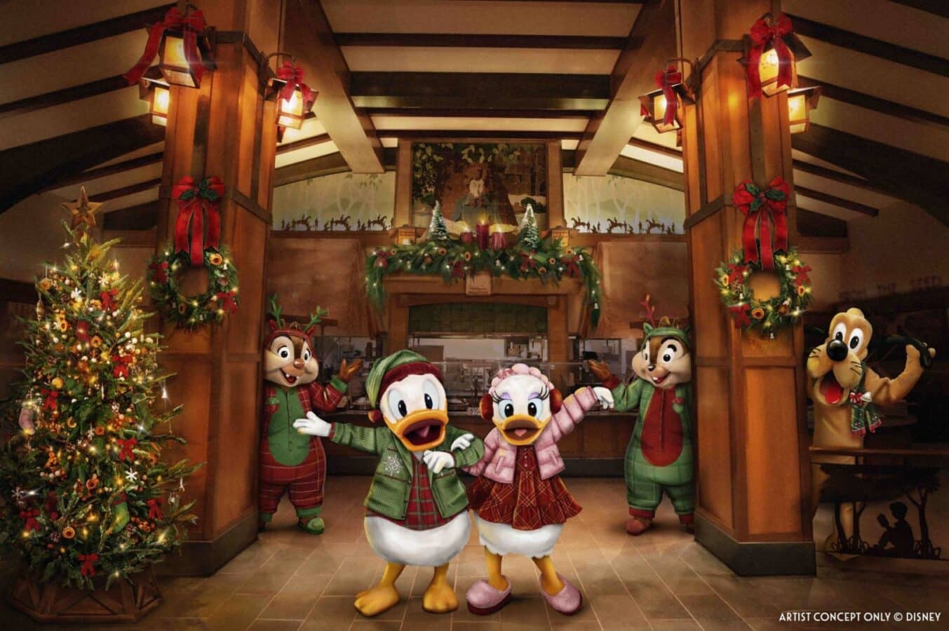 New Christmas Outfits for Mickey  Minnie Mouse at Disneyland