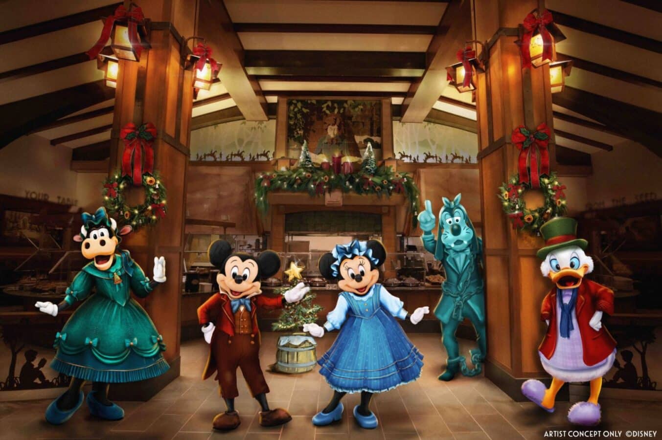 New Christmas Outfits for Mickey  Minnie Mouse at Disneyland
