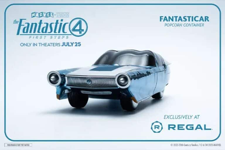 Regal Fantasticar Fantastic Four: First Steps Popcorn Bucket Available in Theaters