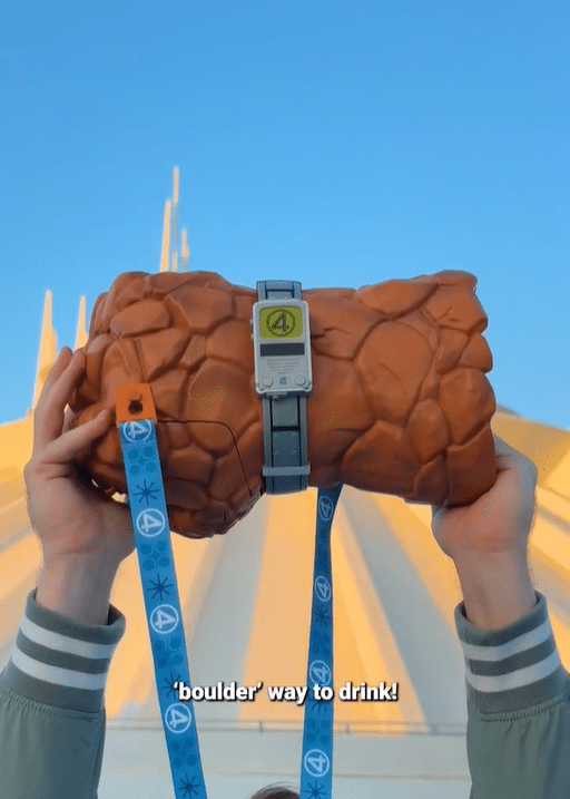 It's Clobberin' Time" - The Thing Sipper at Disneyland Now Available in Tomorrowland