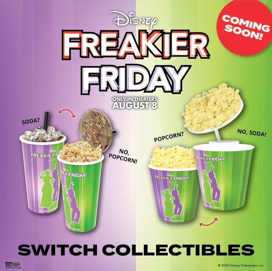 Disney Freakier Friday Swap corn Bucket and Drink Coming to Theaters