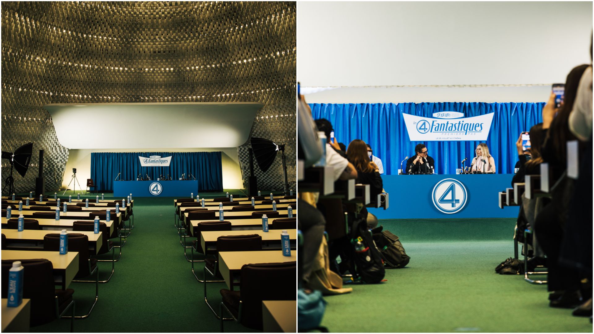 The Fantastic Four First Steps Promo Tour Kicked Off in Paris Setting a Futuristic Tone