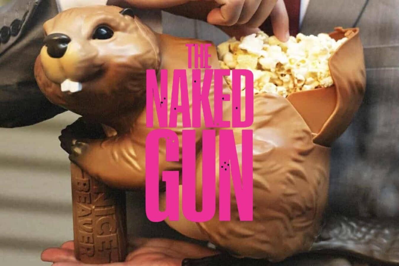 Well Dam That's a "Nice Beaver!" The Naked Gun Popcorn Bucket is Coming to Regal Cinemas