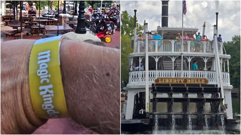 Cast Members Quietly Distribute Wristbands for Final Ride on Liberty Square Riverboat