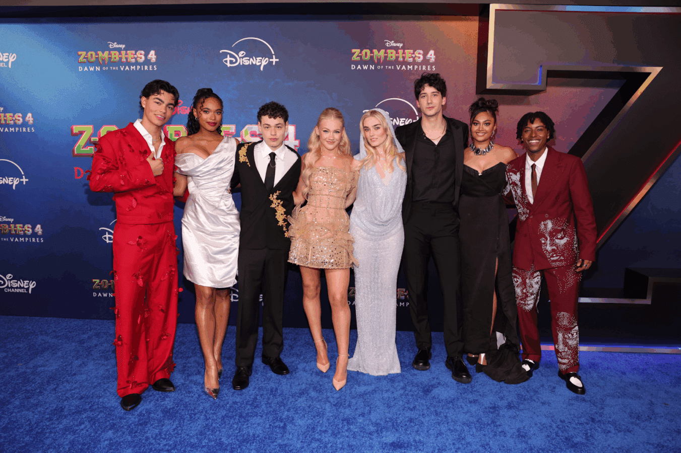 Cast of Zombies 4 Dawn of the Vampires Celebrate the Disney Channel Original Movie World Premiere