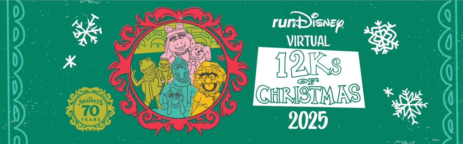 runDisney 2025 Virtual 12 Ks of Christmas with The Muppets
